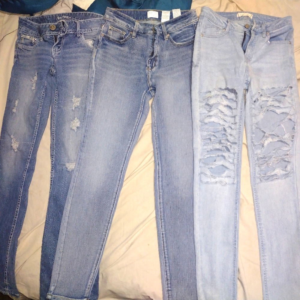 Light blue jeans